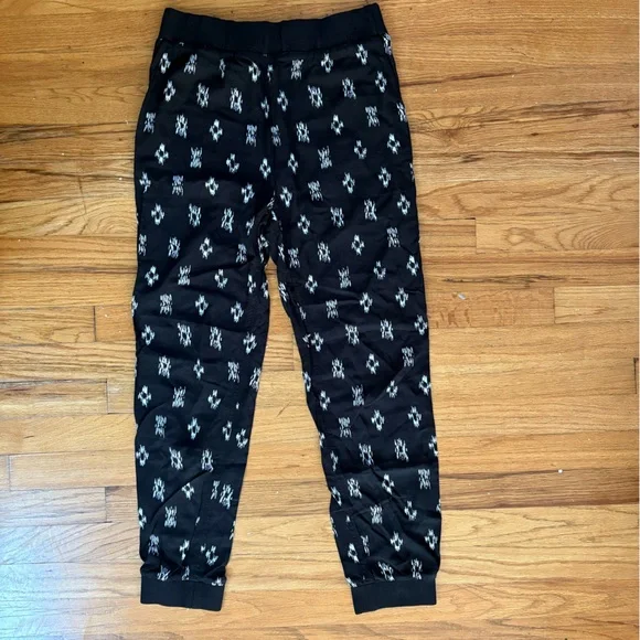 Madewell Black and White Knit track pants - Picture 2 of 5